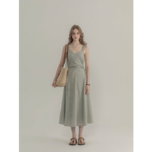 Sweet Plaid Halter Dress - True Garment
