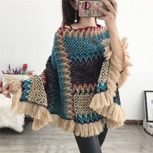 Tassel Scarf Knit Coat - True Garment