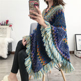Tassel Scarf Knit Coat - True Garment