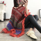 Tassel Scarf Knit Coat - True Garment