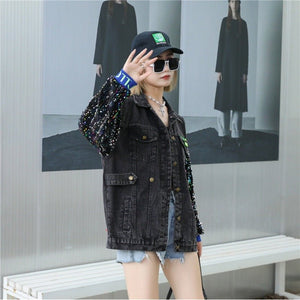 Vintage Fashion Denim Coat - True Garment