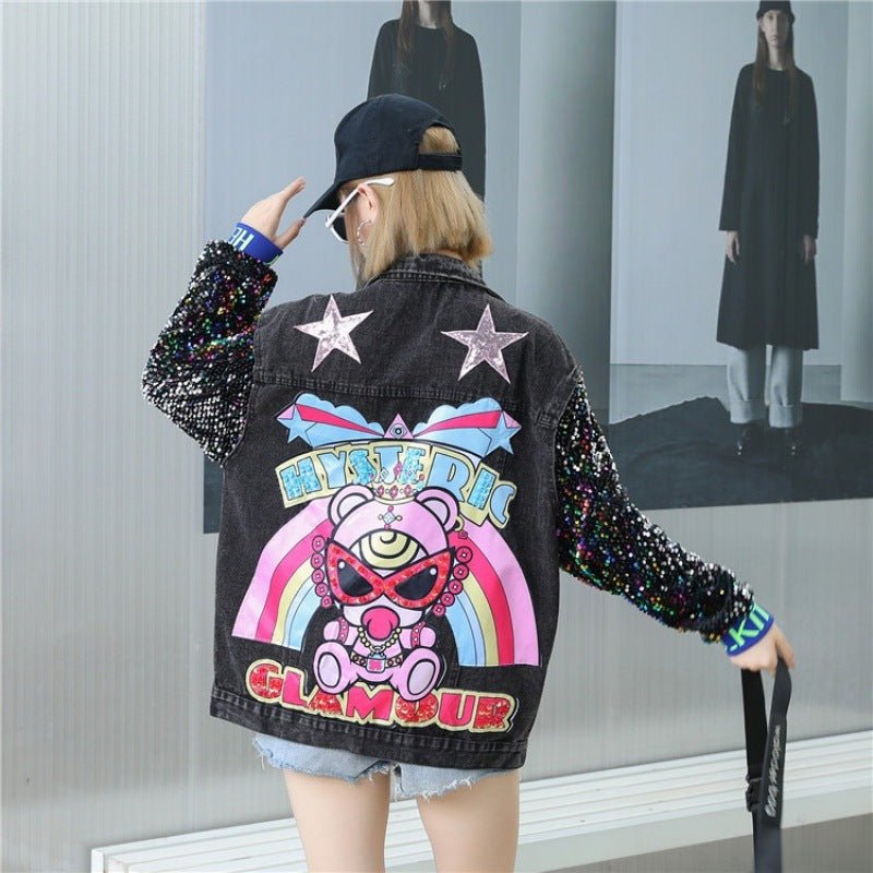 Vintage Fashion Denim Coat - True Garment