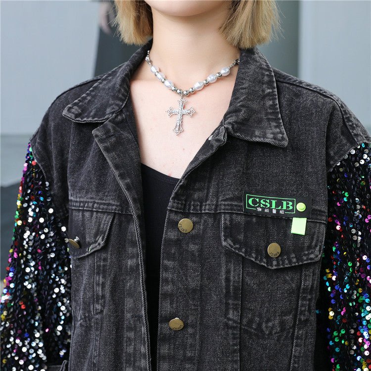 Vintage Fashion Denim Coat - True Garment