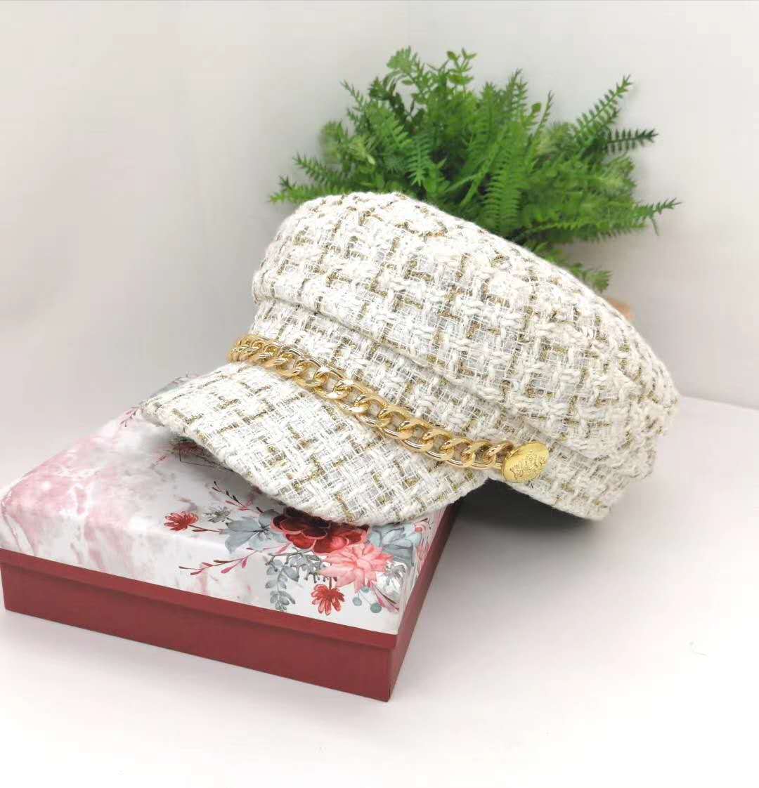 Vintage Tweed Octagonal Hat - True Garment